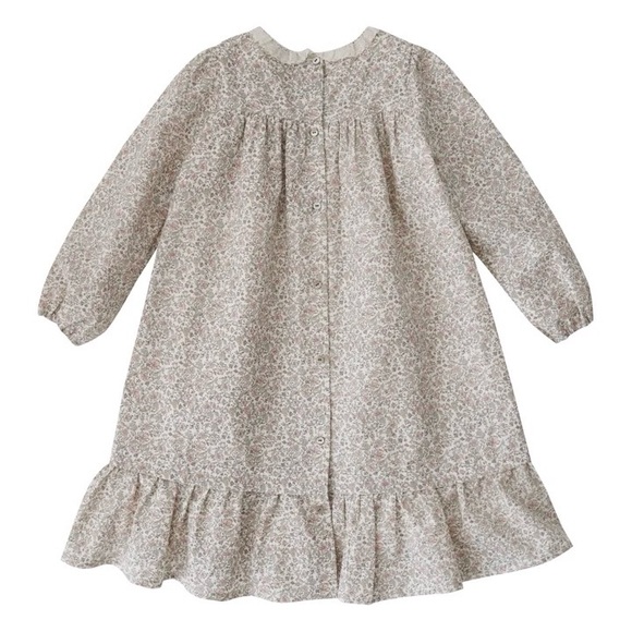 Louisiella Eliot Dress | Long Sleeve Floral Print Smocked Dress, Size 4Y - Picture 14 of 16